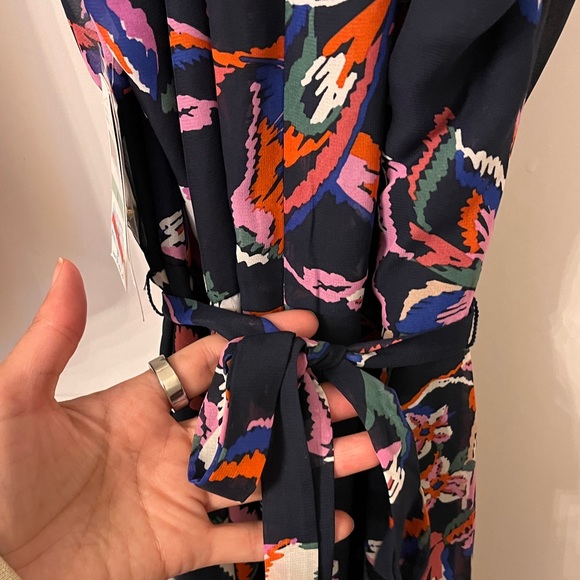 Donna Ricco combo floral dress size 8 - Picture 4 of 7